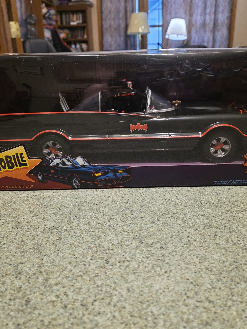 Batman Batmobile Toy Car - Black with Red Accents